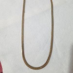 14k gold plated chain necklace